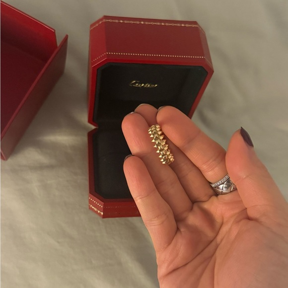 Cartier clash rose gold ring size 50 - Picture 5 of 7